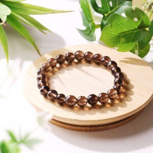 Smoky Quartz Crystal Bracelet