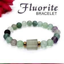 Natural Fluorite Crystal Bracelet